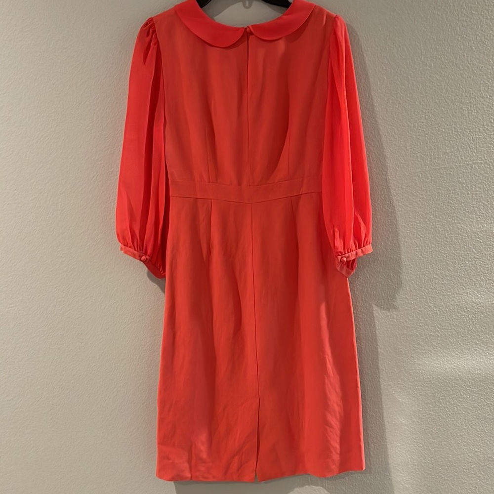 The Boden Collection silk/linen Peter Pan collared dress - Picture 5 of 8